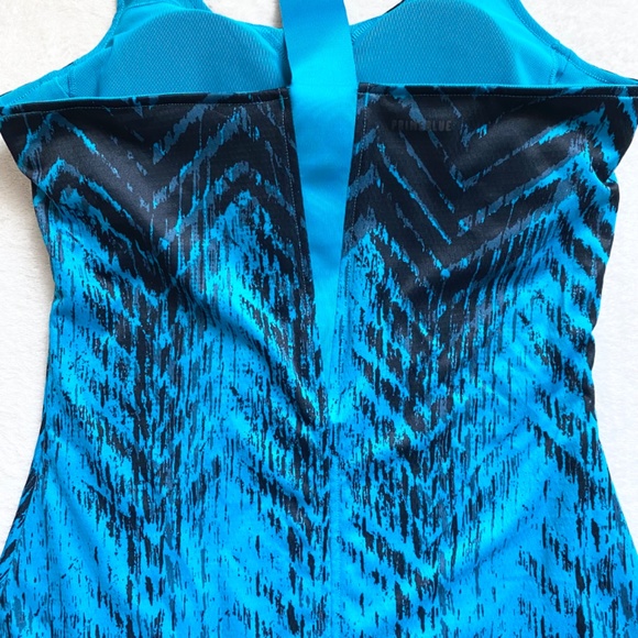 Adidas Primeblue Women's Y-Dress Tennis Dress, Sonic Aqua - Picture 5 of 9